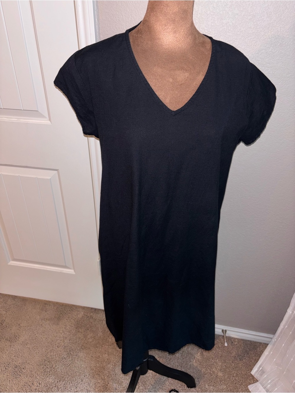 Charlie Paige Women’s Cotton/Linen Shift Dress L